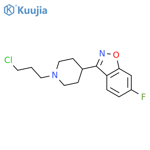 3-(1-(3-Chloropropyl)piperidin-4-yl)-6-fluorobenzo[d]isoxazole structure