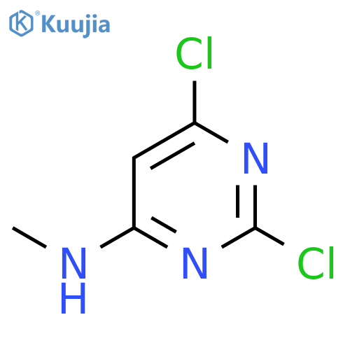 2,6-Dichloro-N-methylpyrimidin-4-amine structure