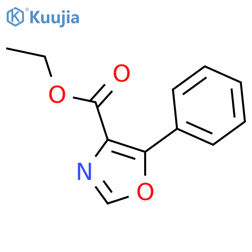 5-Phenyl-oxazole-4-carboxylic Acid Ethyl Ester structure