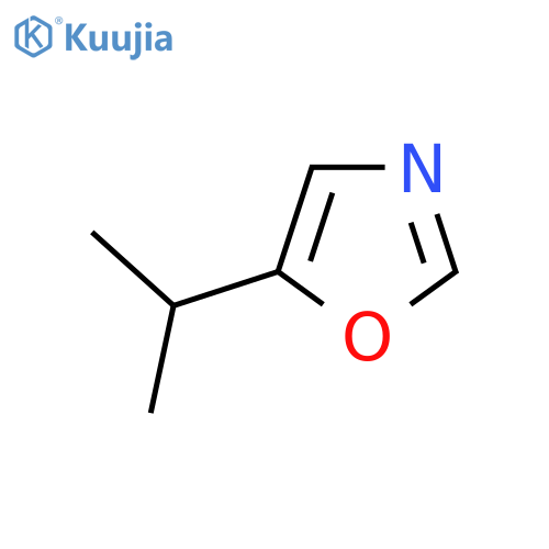 5-(propan-2-yl)-1,3-oxazole structure
