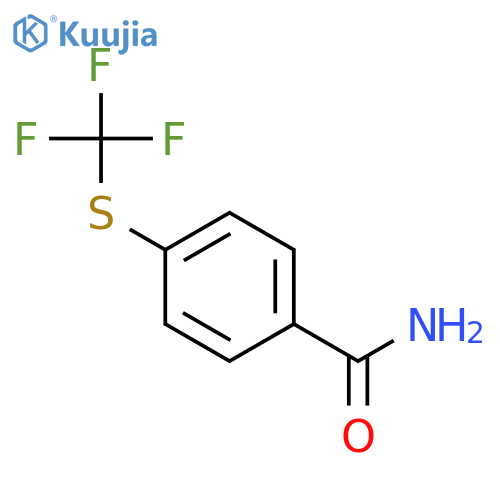 4-(Trifluoromethylthio)benzamide structure