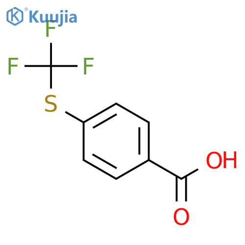 4-(Trifluoromethylthio)benzoic Acid structure