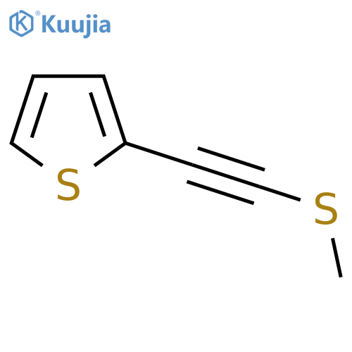 2-(2-Methylsulfanylethynyl)thiophene structure