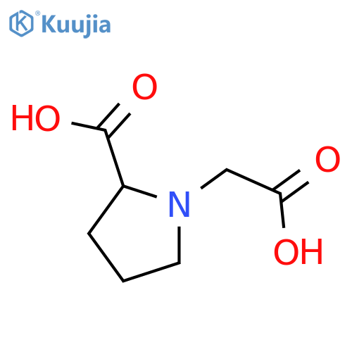 1-Pyrrolidineaceticacid, 2-carboxy-, (2S)- structure