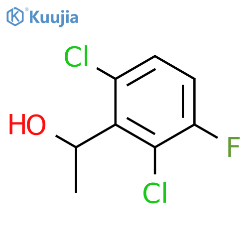 (1R)-1-(2,6-dichloro-3-fluorophenyl)ethan-1-ol structure