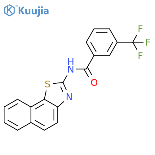 N-{naphtho2,1-d1,3thiazol-2-yl}-3-(trifluoromethyl)benzamide structure