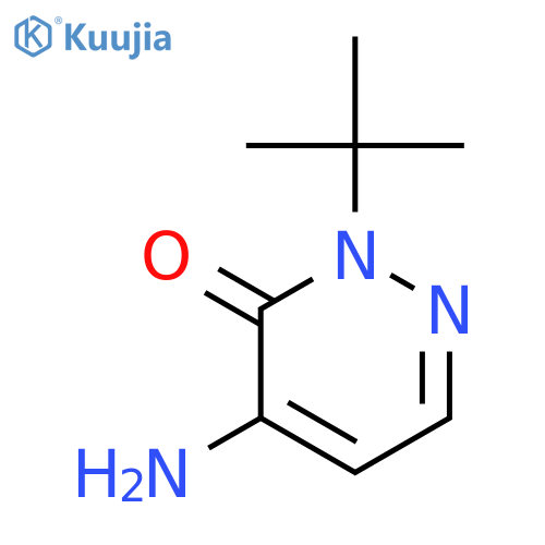 4-Amino-2-(tert-butyl)-3(2H)-pyridazinone structure