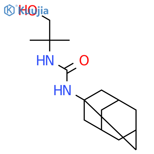 1-(adamantan-1-yl)-3-(1-hydroxy-2-methylpropan-2-yl)urea structure