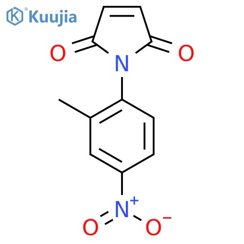 1-(2-Methyl-4-nitrophenyl)-1H-pyrrole-2,5-dione structure