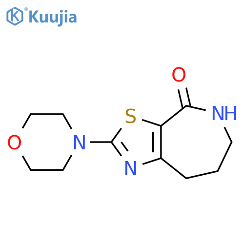 4H-Thiazolo[5,4-c]azepin-4-one, 5,6,7,8-tetrahydro-2-(4-morpholinyl)- structure