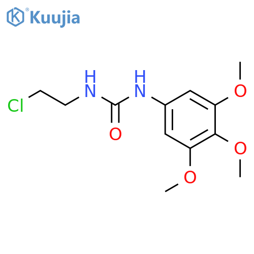 urea, 1-(2-chloroethyl)-3-(3,4,5-trimethoxyphenyl)- structure