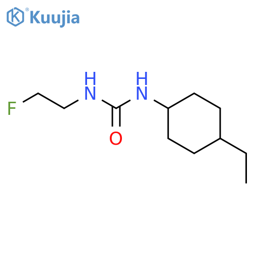 Urea,N-(4-ethylcyclohexyl)-N'-(2-fluoroethyl)- structure
