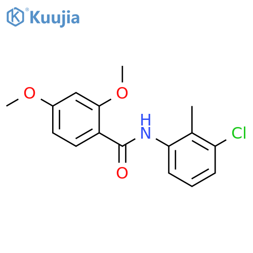 N-(3-chloro-2-methylphenyl)-2,4-dimethoxybenzamide structure