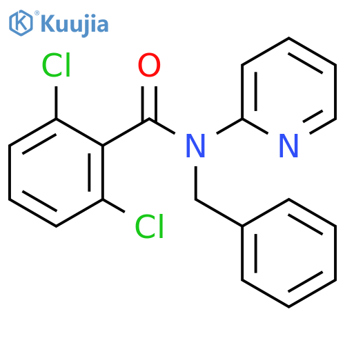 N-benzyl-2,6-dichloro-N-(pyridin-2-yl)benzamide structure
