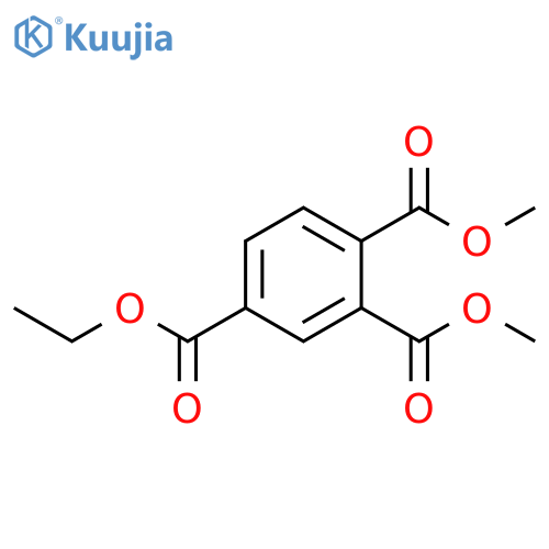 1,2,4-Benzenetricarboxylic acid, 4-ethyl 1,2-dimethyl ester structure