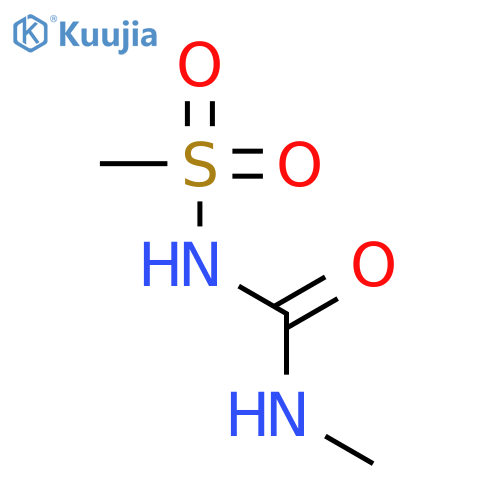 Methanesulfonamide,N-[(methylamino)carbonyl]- structure