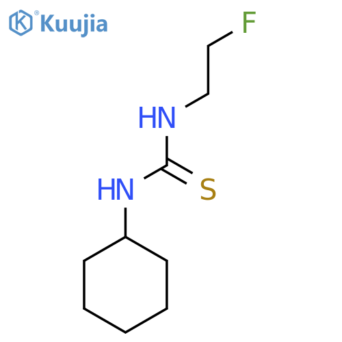 1-Cyclohexyl-3-(2-fluoroethyl)thiourea structure