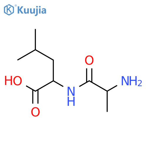 L-Alanyl-L-leucine structure