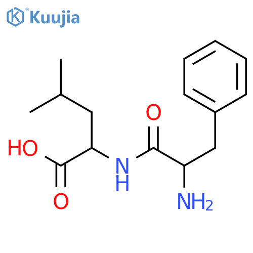 L-Phenylalanyl-L-leucine structure