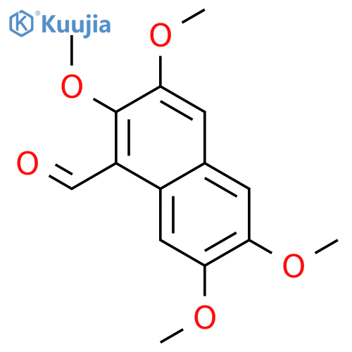 1-Naphthalenecarboxaldehyde,2,3,6,7-tetramethoxy- structure