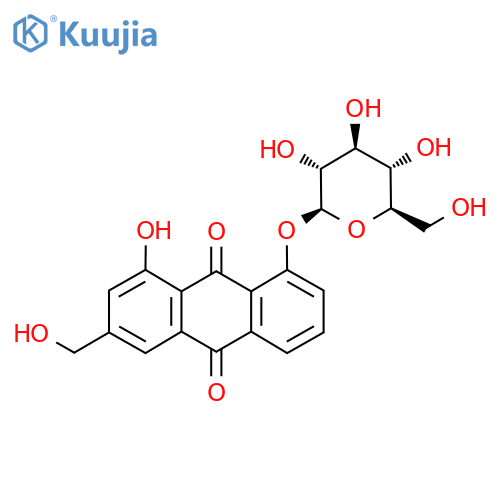 Aloe Emodin 8-Glucoside structure