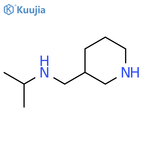 (piperidin-3-ylmethyl)(propan-2-yl)amine structure