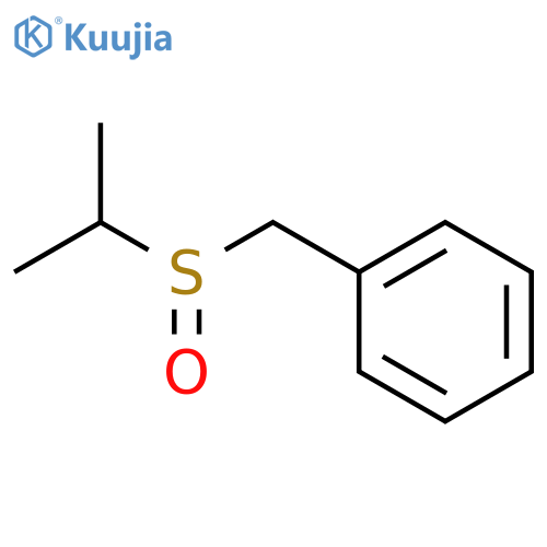 Benzene, [[(1-methylethyl)sulfinyl]methyl]- structure