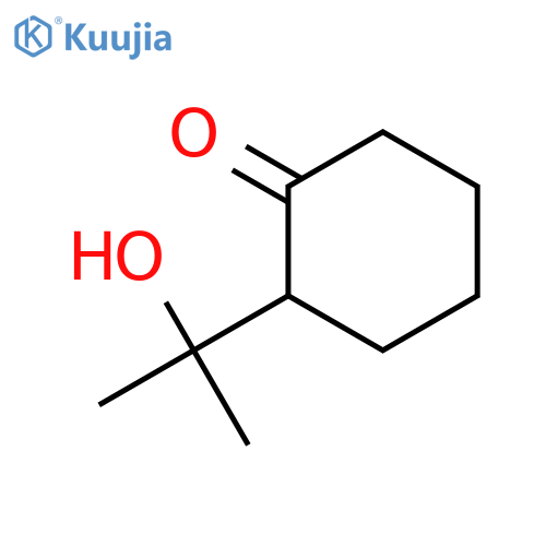 Cyclohexanone,2-(1-hydroxy-1-methylethyl)- structure