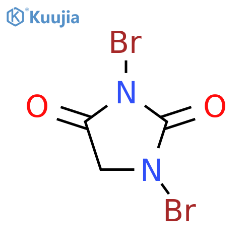 2,4-Imidazolidinedione,1,3-dibromo- structure