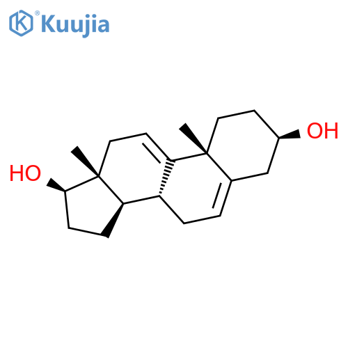 Androsta-5,9(11)-diene-3,17-diol, (3a,8a,10a,13a,14b,17a)- structure