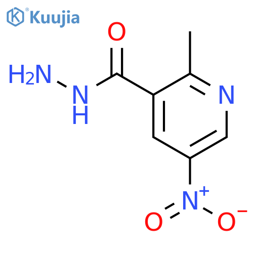 2-methyl-5-nitronicotinohydrazide structure