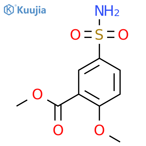 5-(Aminosulfonyl)-2-methoxy-benzoic Acid Methyl Ester structure
