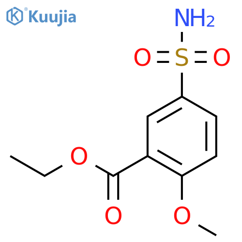 Ethyl 2-methoxy-5-sulfamoylbenzoate structure