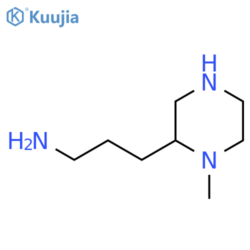 1-methyl-2-Piperazinepropanamine structure