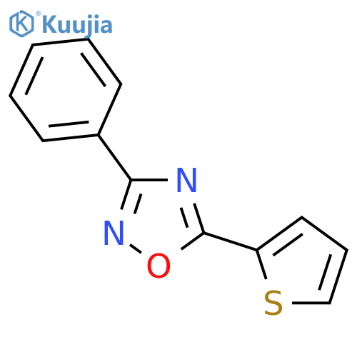 3-phenyl-5-(thiophen-2-yl)-[1,2,4]oxadiazole structure