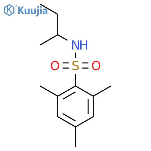 N-(butan-2-yl)-2,4,6-trimethylbenzenesulfonamide structure