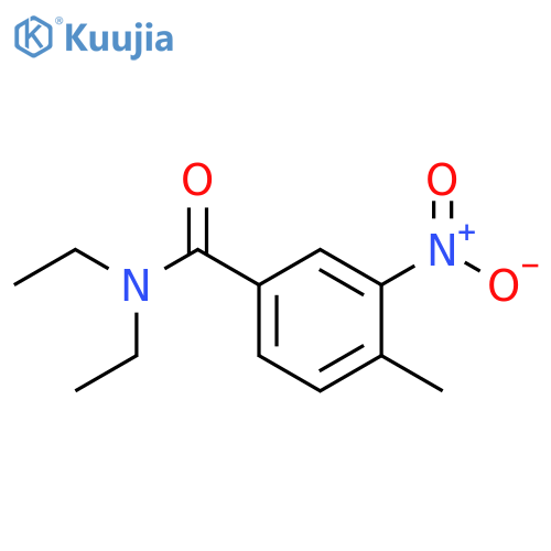 N,N-diethyl-4-methyl-3-nitrobenzamide structure