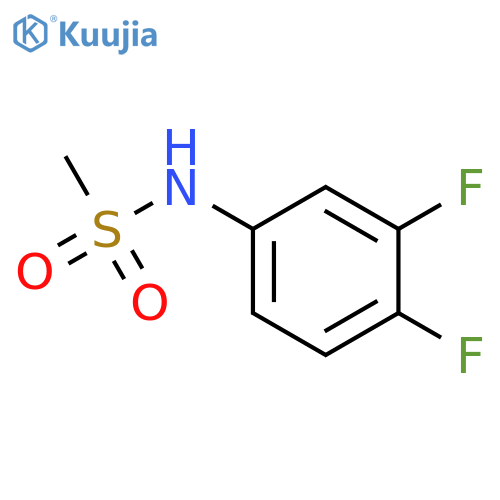 N-(3,4-difluorophenyl)methanesulfonamide structure
