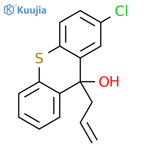 9-allyl-2-chlorothioxanthen-9-ol structure