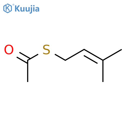 3-Methyl-2-buten-1-yl Thiolacetate(3-Methyl-2-buten-1-thiol precursor) structure