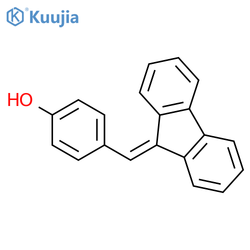 PHENOL, 4-(9H-FLUOREN-9-YLIDENEMETHYL)- structure