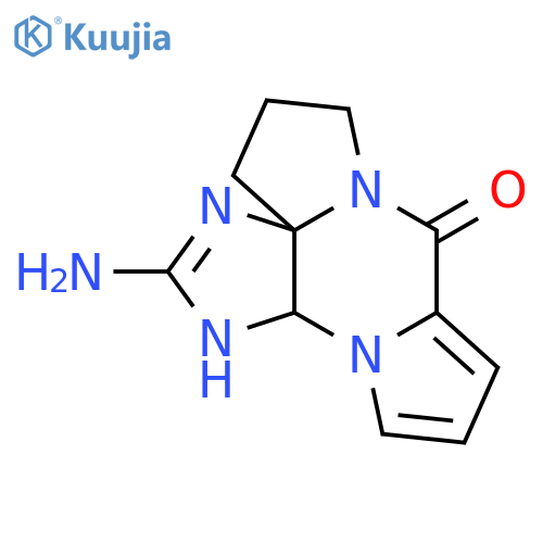 (12aS)-2-amino-1,5,6,12a-tetrahydro-4H,8H-imidazo[4,5-b]dipyrrolo[1,2-a:1',2'-d]pyrazin-8-one structure