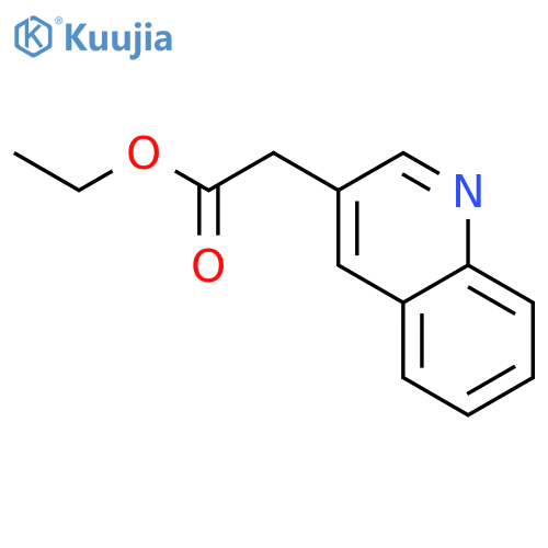 Ethyl 2-(quinolin-3-yl)acetate structure