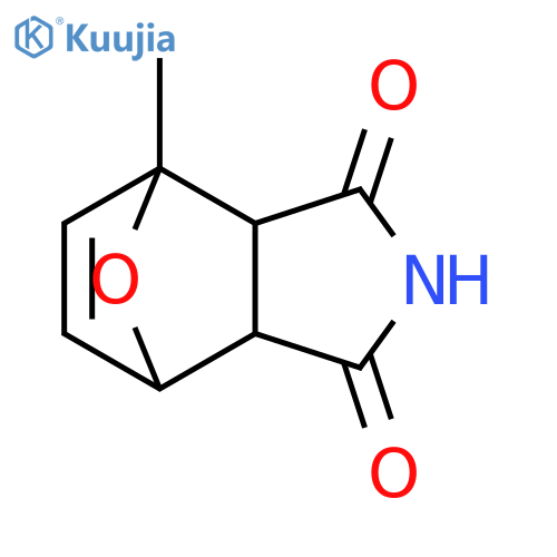 3a,4,7,7a-tetrahydro-4-methyl-4,7-Epoxy-1H-isoindole-1,3(2H)-dione structure