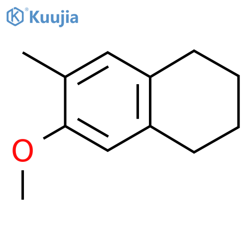 6-Methoxy-7-methyl-1,2,3,4-tetrahydronaphthalene structure