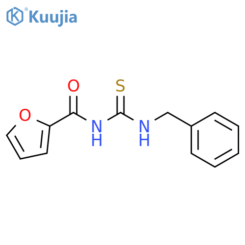 2-Furancarboxamide, N-[[(phenylmethyl)amino]thioxomethyl]- structure
