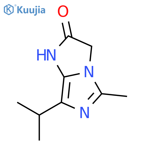 1H-Imidazo[1,5-a]imidazol-2(3H)-one, 5-methyl-7-(1-methylethyl)- structure