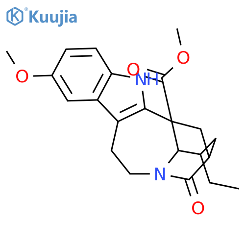 methyl 12-methoxy-19-oxoibogamine-18-carboxylate structure