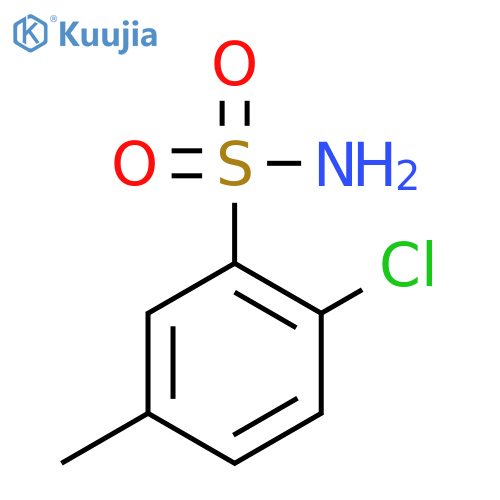 2-chloro-5-methylbenzene-1-sulfonamide structure
