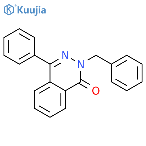 1(2H)-Phthalazinone, 4-phenyl-2-(phenylmethyl)- structure